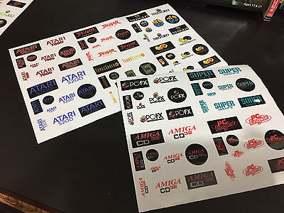 Video Game System/Console Labels for AV-HDMI Switch Boxes - Custom Labels - Fresh Stock Dated October 2025