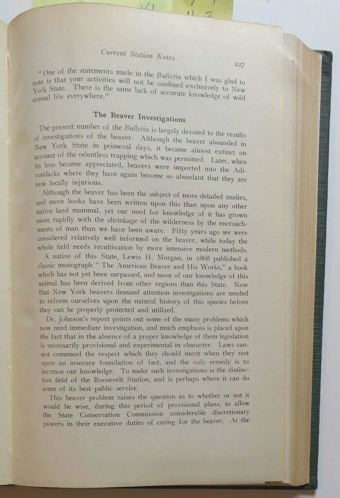 Roosevelt Wild Life Bulletin,Vol. 1:4 issues,Library Hardcover,Park Maps,Photos - Fresh Stock Dated October 2025