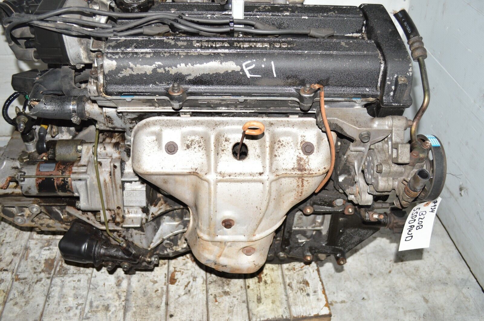 JDM1997-2001 HONDA CRV B20B ENGINE  B20Z WITH 5SPEED AWD MANUAL TRANSMISSION 4X4 - Fresh Stock Dated October 2025