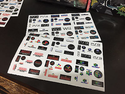 Video Game System/Console Labels for AV-HDMI Switch Boxes - Custom Labels - Fresh Stock Dated October 2025