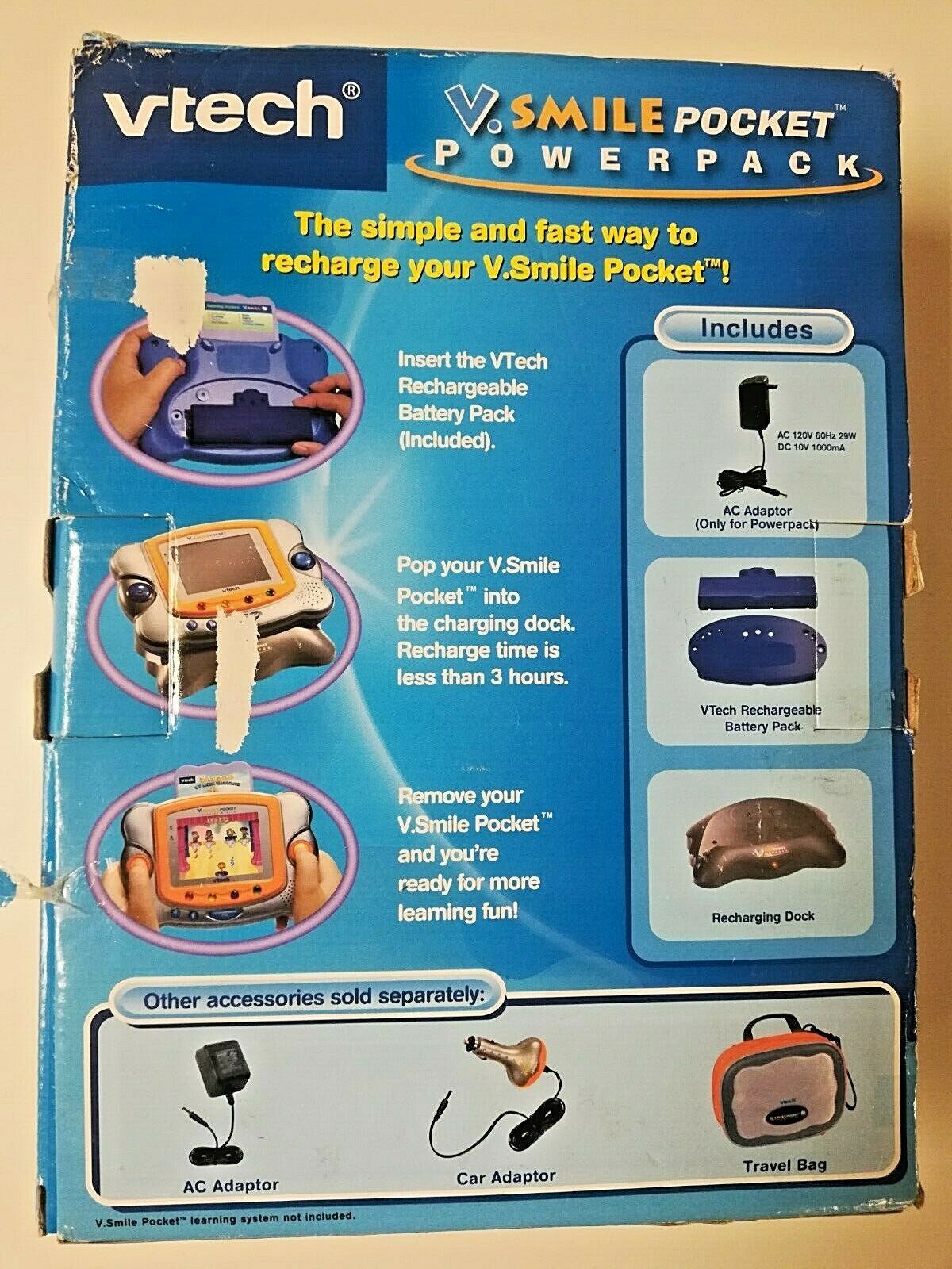V.Smile Pocket PowerPack V-Tech Charging Station V Smile Boost Battery Extension - Fresh Stock Dated October 2025