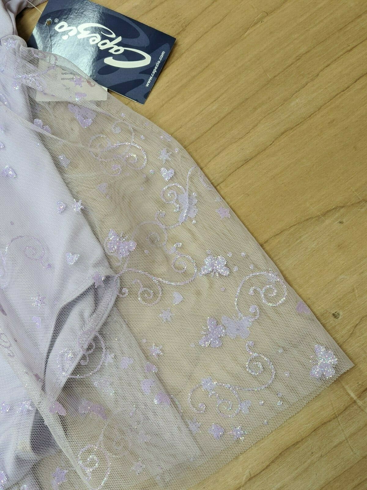 Capezio Ballet Dance Dress Purple Chiffon Puff Sleeve Empire Waist Skirt - Fresh Stock Dated October 2025