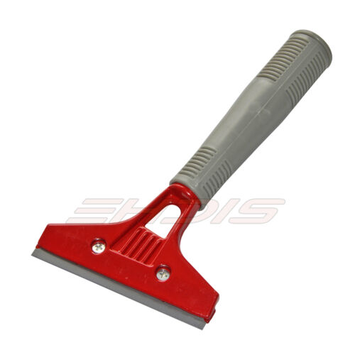 Razor-Blade Scraper, Long Extended Handle w/ 10pcs Spare Blades Label Gasket USA - Fresh Stock Dated October 2025