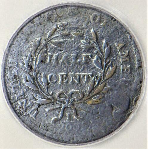 1797 Liberty Cap Half Cent on TAL Token  ICG VG-08 Details - Fresh Stock Dated October 2025