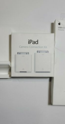 Genuine Apple Accessories Thunderbolt To Firewire, USB-C to USB, IPad Camera Kit - Fresh Stock Dated October 2025