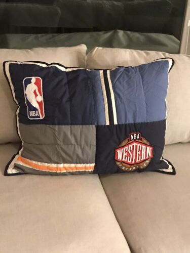 Pottery Barn NBA Sham - Set Of 2 - Westen Conference - Standard Sz - Fresh Stock Dated October 2025