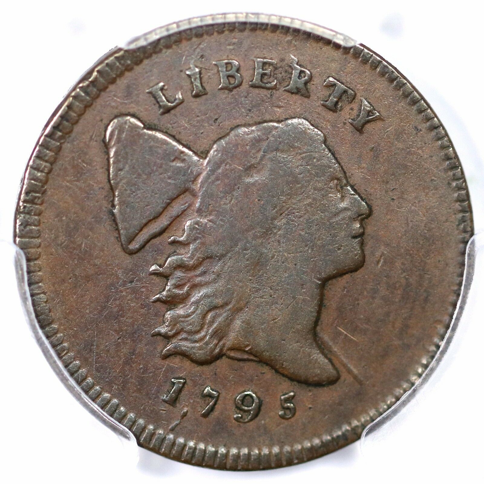 1795 C-4 R-3 PCGS VG 10 Punctuated Date Liberty Cap Half Cent Coin 1/2c - Fresh Stock Dated October 2025