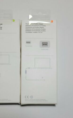 Genuine Apple Accessories Thunderbolt To Firewire, USB-C to USB, IPad Camera Kit - Fresh Stock Dated October 2025
