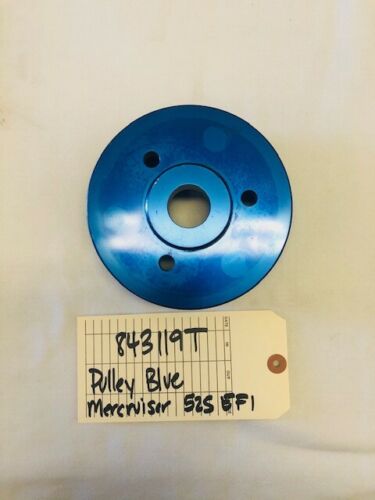 Mercruiser Pulley (Blue) 525 EFI 843119T - Fresh Stock Dated October 2025