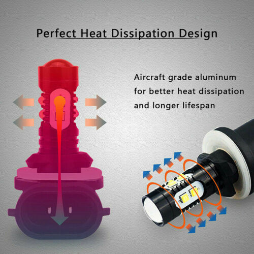 FOR POLARIS SPORTSMAN UPPER POD HEADLIGHT LED LIGHT BULB 90W WHITE HIGH POWER 1X - Fresh Stock Dated October 2025