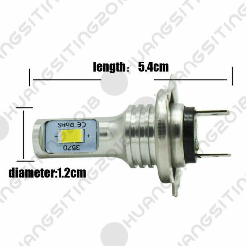 H7 LED Headlight Bulb 6000K White 100W BY For Honda CBR1000RR CBR600RR 2003-2016 - Fresh Stock Dated October 2025