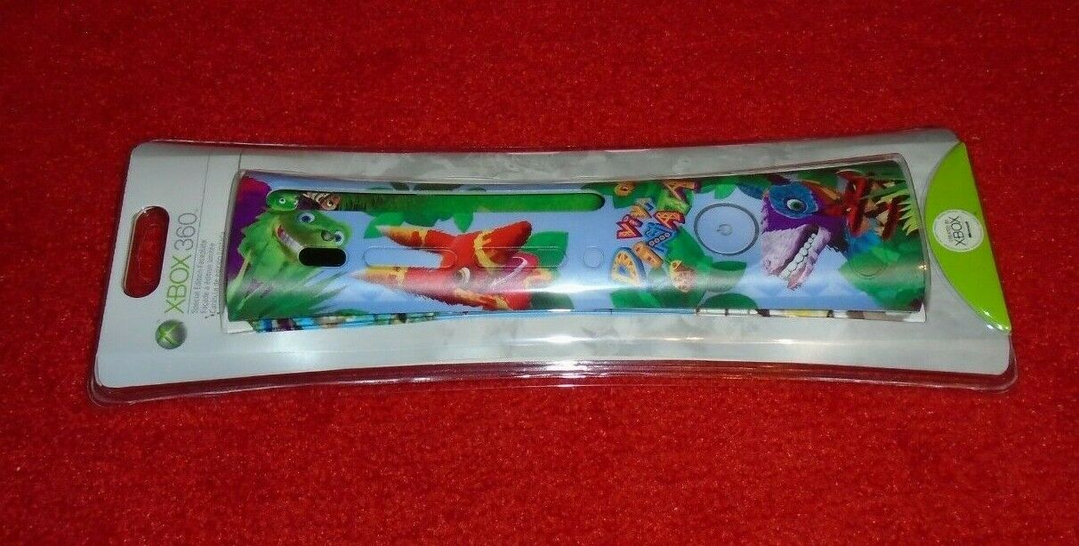 OFFICIAL Xbox 360 System Faceplate CARBON WOODY HOT ROD VIVA PINATA LOT CHOOSE! - Fresh Stock Dated October 2025