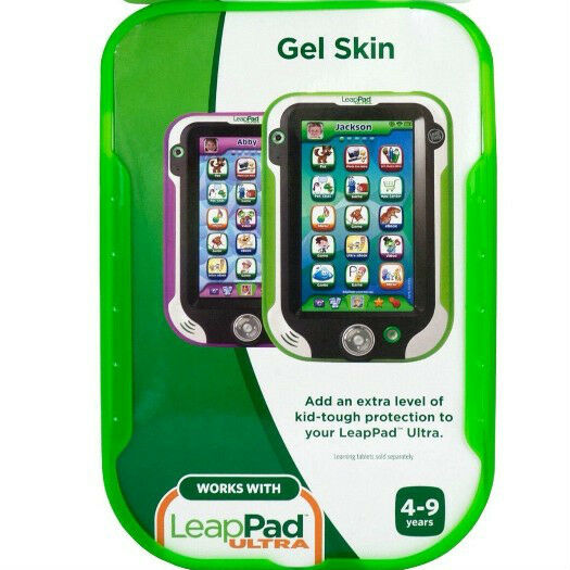LeapFrog LeapPad ULTRA Tablet Protective Gel Skin Kid Tough Case Cover Green NEW - Fresh Stock Dated October 2025