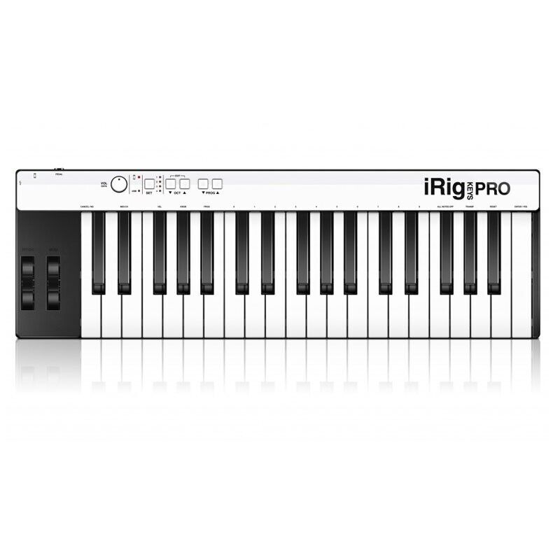 IK Multimedia iRig Pro 37-Key MIDI Controller Keyboard Works W/ Phones & Tablets - Fresh Stock Dated October 2025