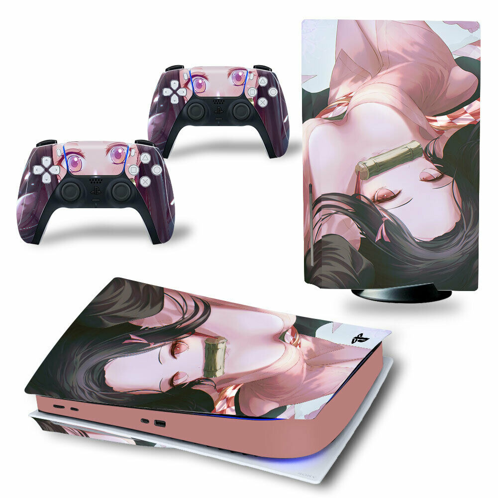 PS5 Console Hentai Anime Girls Porn Decals Skins For Controllers Vinyl Stickers - Fresh Stock Dated October 2025