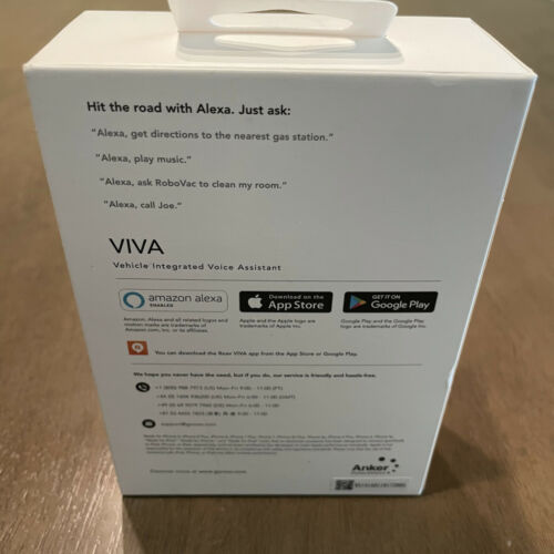 Roav VIVA X - Anker, Alexa-Enabled 2-Port USB Car Charger for In-Car Navigation - Fresh Stock Dated October 2025