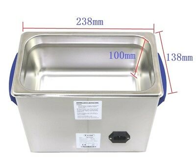3L Ultrasonic clean machine with Timer for Jewelry Board  glass watc or PCB - Fresh Stock Dated October 2025