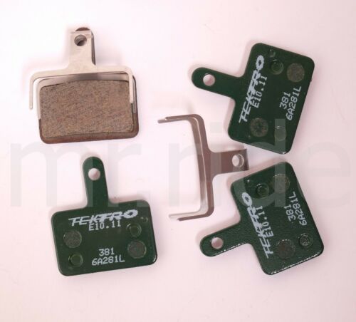 2Pair Tektro Bike E10.11 Disc Brake Pads w/ Spring OrionSL/Orion/Volans/Auriga - Fresh Stock Dated October 2025