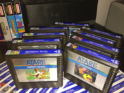 Atari 5200 Sticker end Labels (For All 154 Custom Game Stickers) - Fresh Stock Dated October 2025