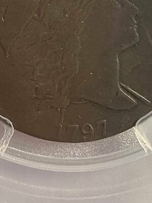 1797 Half Cent 1/2c Cent 1 Above 1 PCGS XF-40 Error Coin off center - Fresh Stock Dated October 2025