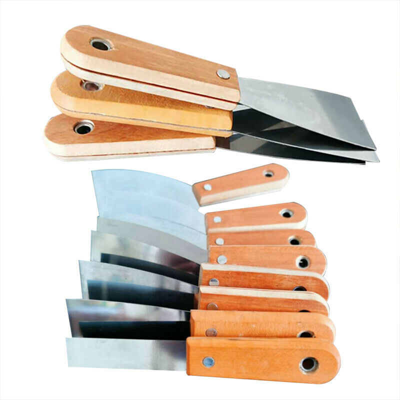 8Pcs Putty Cutter Paint Scraper Remover Spatula Set Carbon Steel Blade  Painting - Fresh Stock Dated October 2025