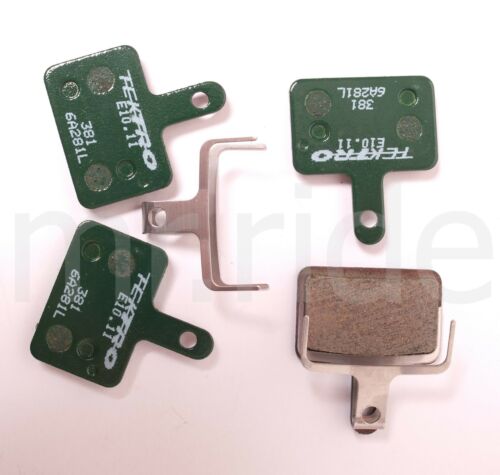 2Pair Tektro Bike E10.11 Disc Brake Pads w/ Spring OrionSL/Orion/Volans/Auriga - Fresh Stock Dated October 2025