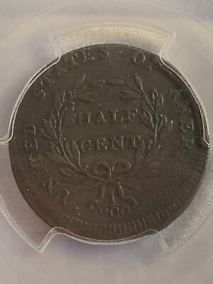 1797 Half Cent 1/2c Cent 1 Above 1 PCGS XF-40 Error Coin off center - Fresh Stock Dated October 2025