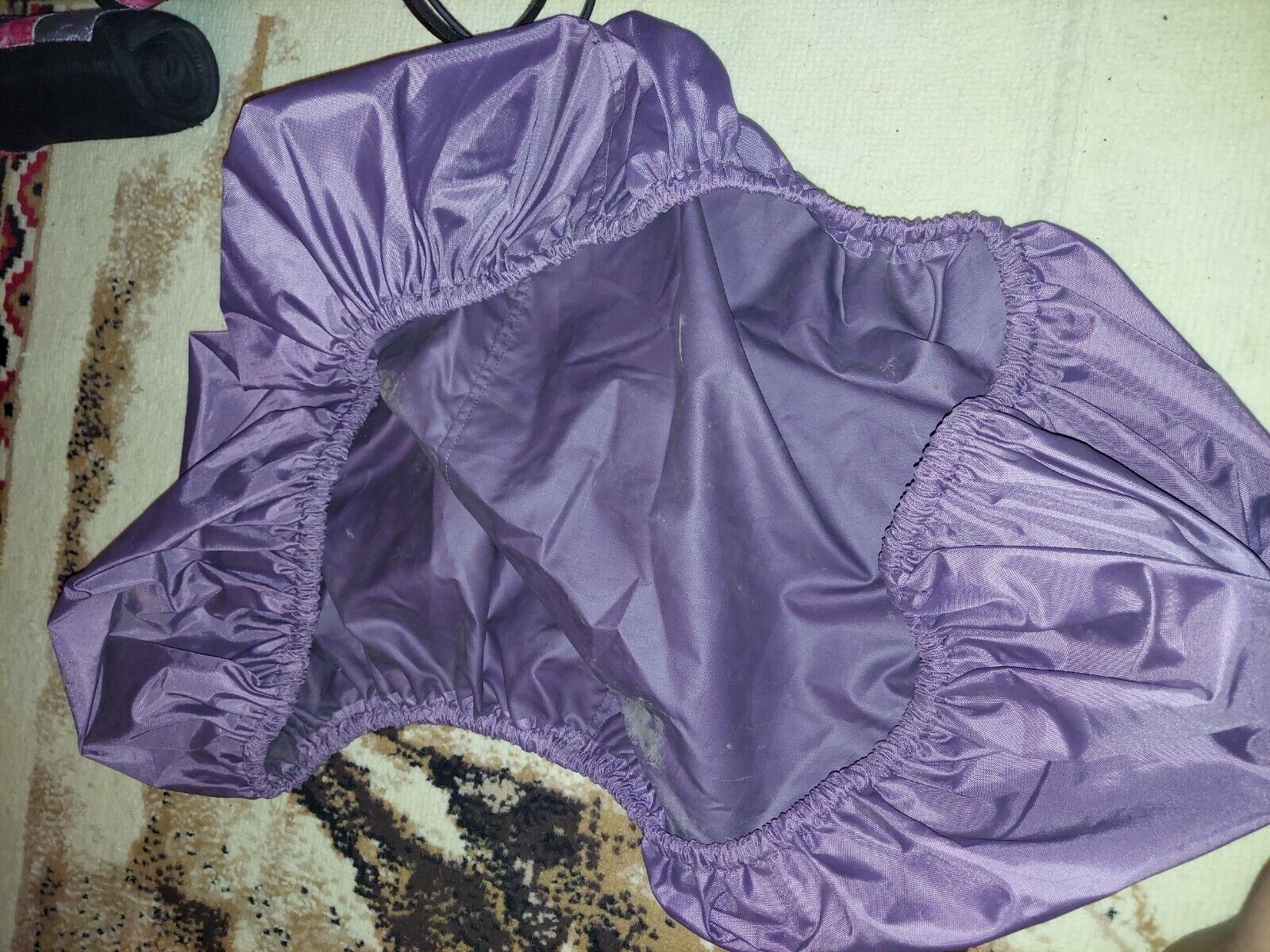 Purple English Saddle Cover - Fresh Stock Dated October 2025