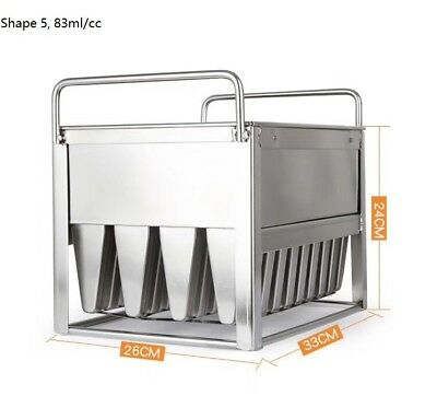 Commercial popsicle molds ice cream molds  reuseable 6 different size to select - Fresh Stock Dated October 2025
