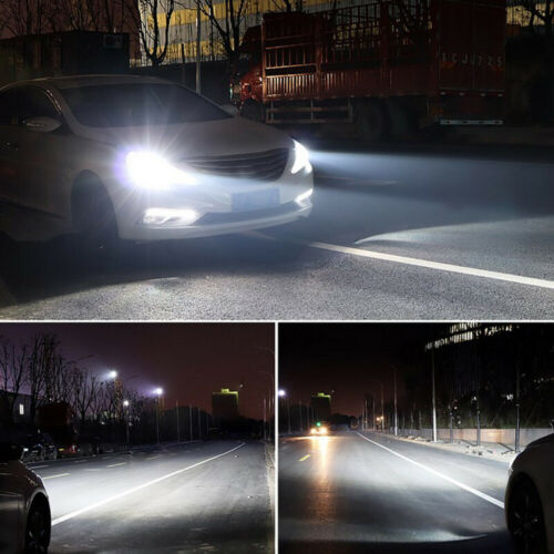 2x White H4 9003 LED Headlight Bulb High Low Beam Conversion Kit For Aprilia - Fresh Stock Dated October 2025