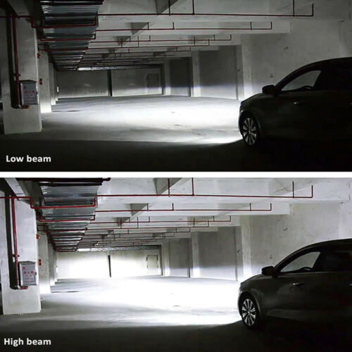 2x White H4 9003 LED Headlight Bulb High Low Beam Conversion Kit For Aprilia - Fresh Stock Dated October 2025