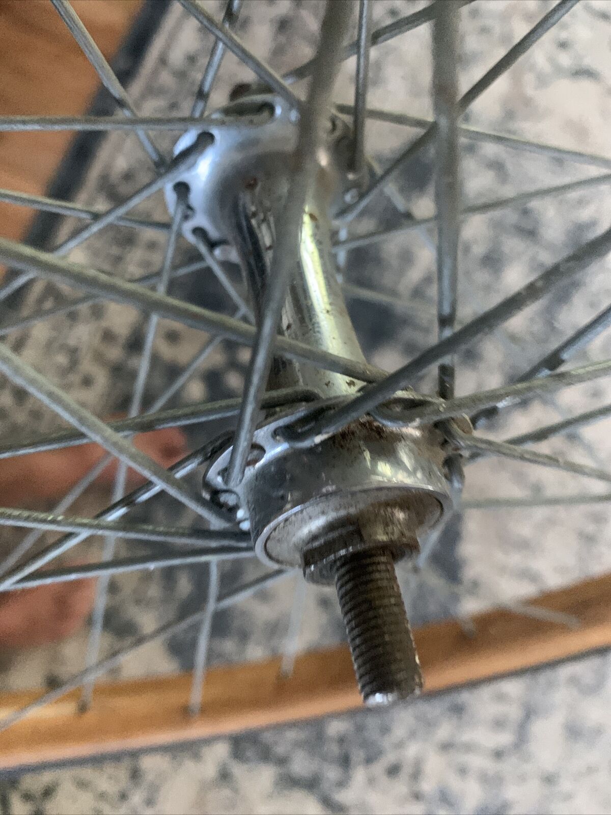 antique wood bicycle wheelset. morrow hub harper rubber co tires 28” - Fresh Stock Dated October 2025