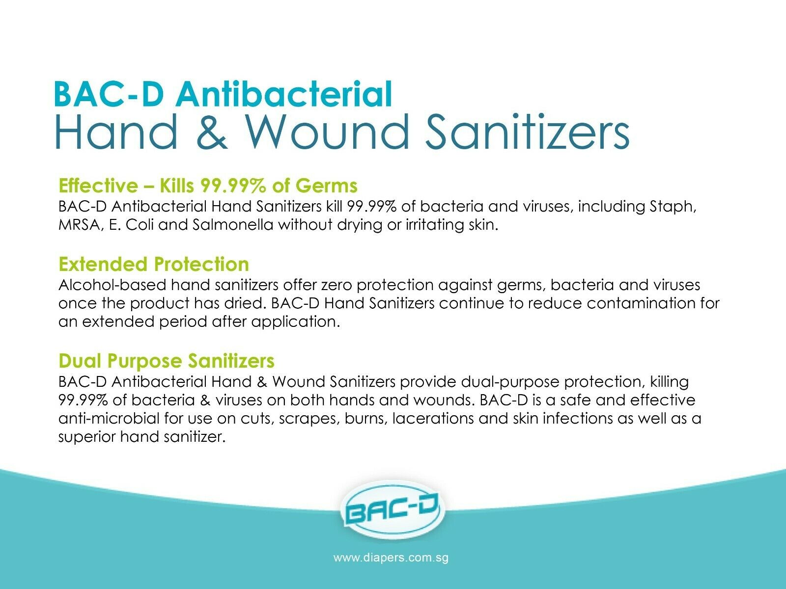 GALLON Refill BAC-D Foaming Hand Sanitizer & Wound Care STOP COLDS, FLU, VIRUSES - Fresh Stock Dated October 2025