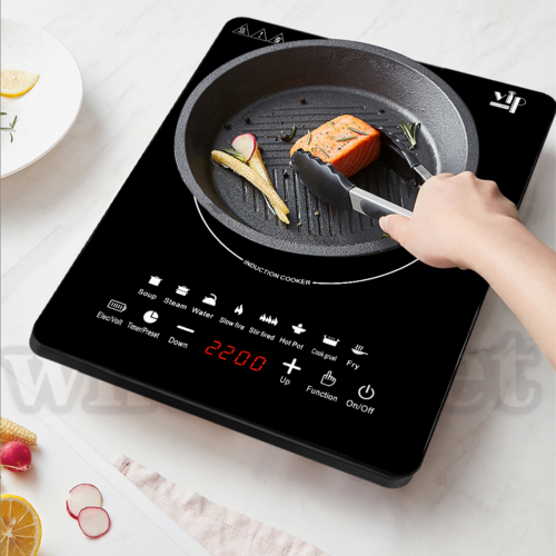 Electric Single Induction Cooker Portable Burner Cooktop Digital Hot Plate 2200W - Fresh Stock Dated October 2025