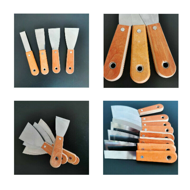 8Pcs Putty Cutter Paint Scraper Remover Spatula Set Carbon Steel Blade  Painting - Fresh Stock Dated October 2025