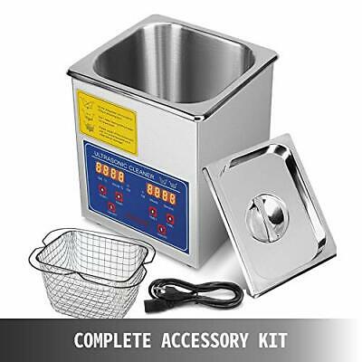 VEVOR Ultrasonic Cleaner 2L Ultrasonic Parts Cleaner Professional Stainless S... - Fresh Stock Dated October 2025