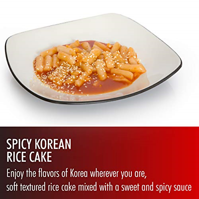 Instant Spicy Sweet Tteokbokki Rice Cake | Pack Of 2 Popular Korean Snack With A - Fresh Stock Dated October 2025
