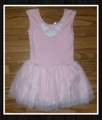 Pink Dance Leatard With Pleated Lace Skirt  Size 90 (30 Months) - Fresh Stock Dated October 2025