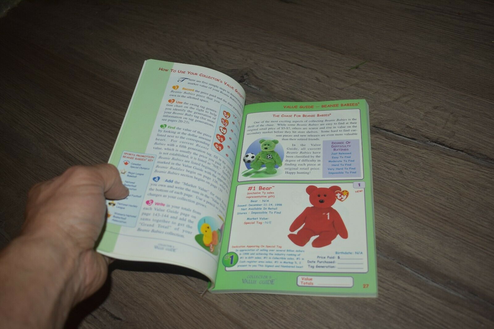 Collector's Value Guide Ty Beanie Babies Spring 1999 edition handbook & price - Fresh Stock Dated October 2025