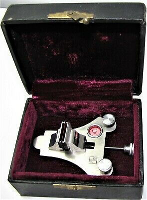 HR antique jeweler ruby jaw clamp level poising vise watch watchmaker tool w/box - Fresh Stock Dated October 2025
