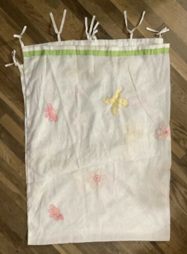 Pottery Barn Kids Spring Pillow Sham Full Duvet Shear Butterflies Tulips Flowers - Fresh Stock Dated October 2025