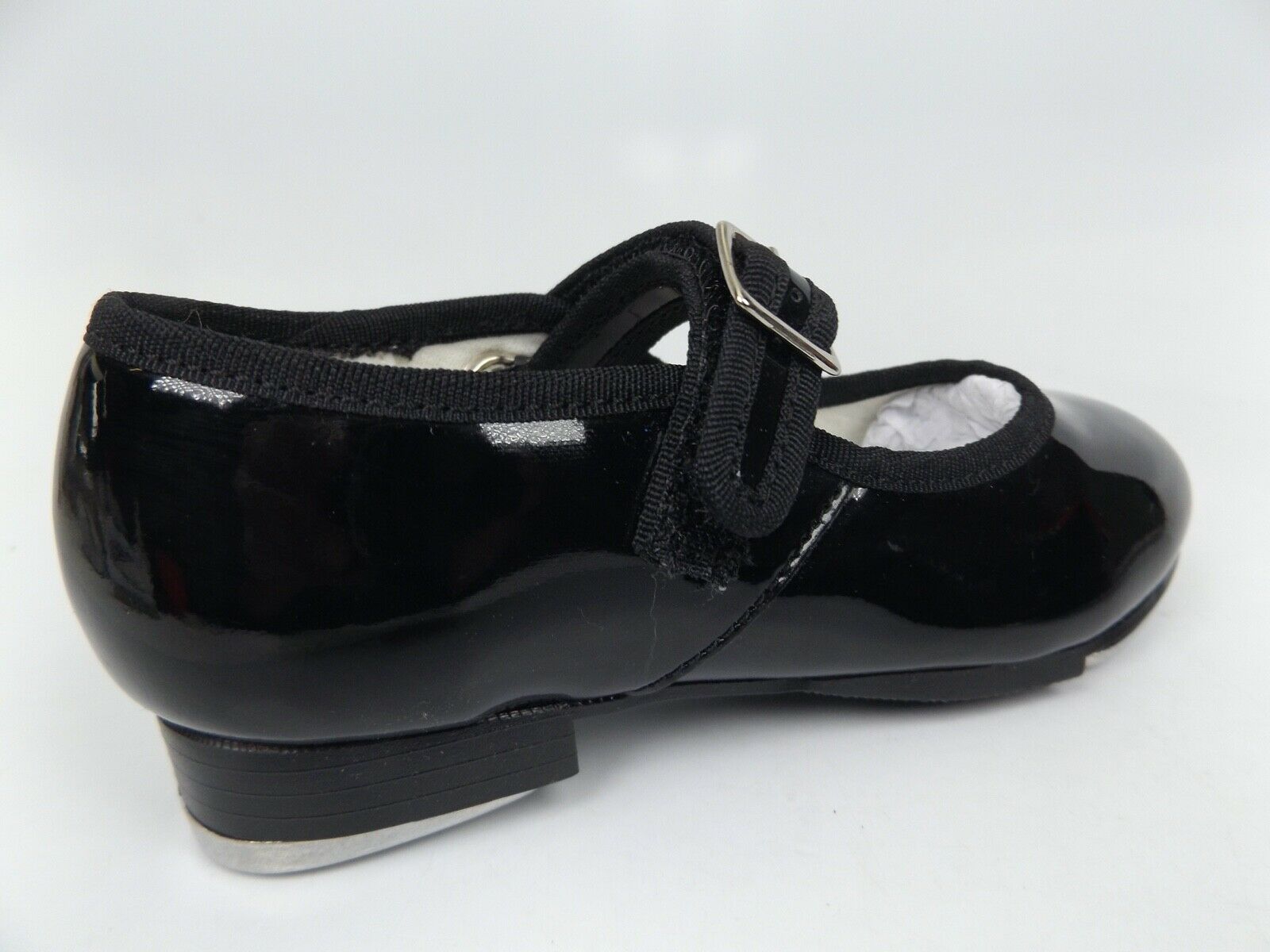 CAPEZIO Mary Jane Tap Black Patent Leather Toddler Girl's SZ 9.5 WIDE, NEW  1461 - Fresh Stock Dated October 2025