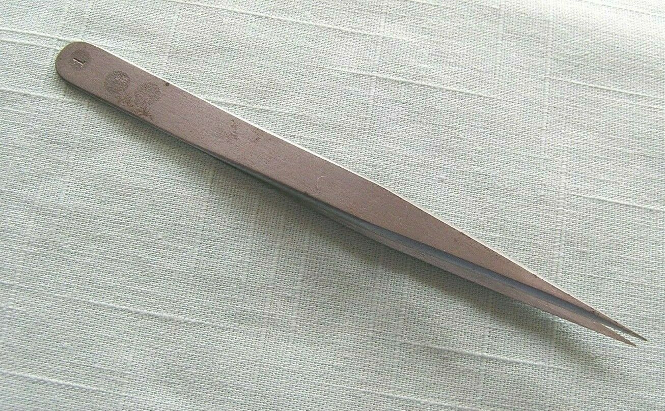 WATCHMAKER'S AND JEWELRY REPAIR TOOL DUMONT SWISS TWEEZERS No. 1 - Fresh Stock Dated October 2025