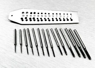 Mini Tap and Die Set 14 Taps Screwplate 0.7mm -2mm Range Jewelry & Watch Repair - Fresh Stock Dated October 2025