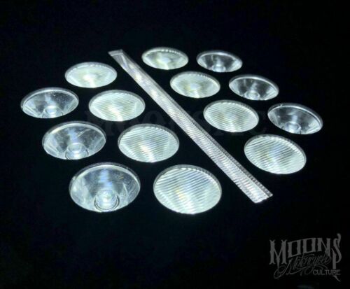 Moons MC Fly Eye Moonmaker 5.75 LED Headlight Lens Harley Dyna Sportster FXR FX - Fresh Stock Dated October 2025