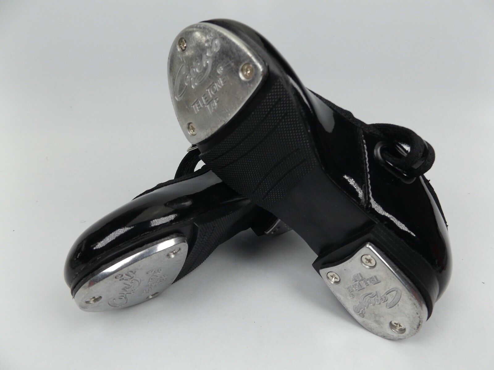 CAPEZIO Mary Jane Tap Black Patent Leather Toddler Girl's SZ 9.5 WIDE, NEW  1461 - Fresh Stock Dated October 2025