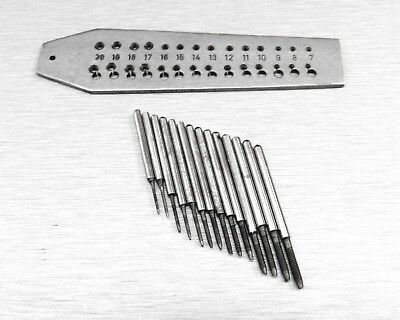 Mini Tap and Die Set 14 Taps Screwplate 0.7mm -2mm Range Jewelry & Watch Repair - Fresh Stock Dated October 2025