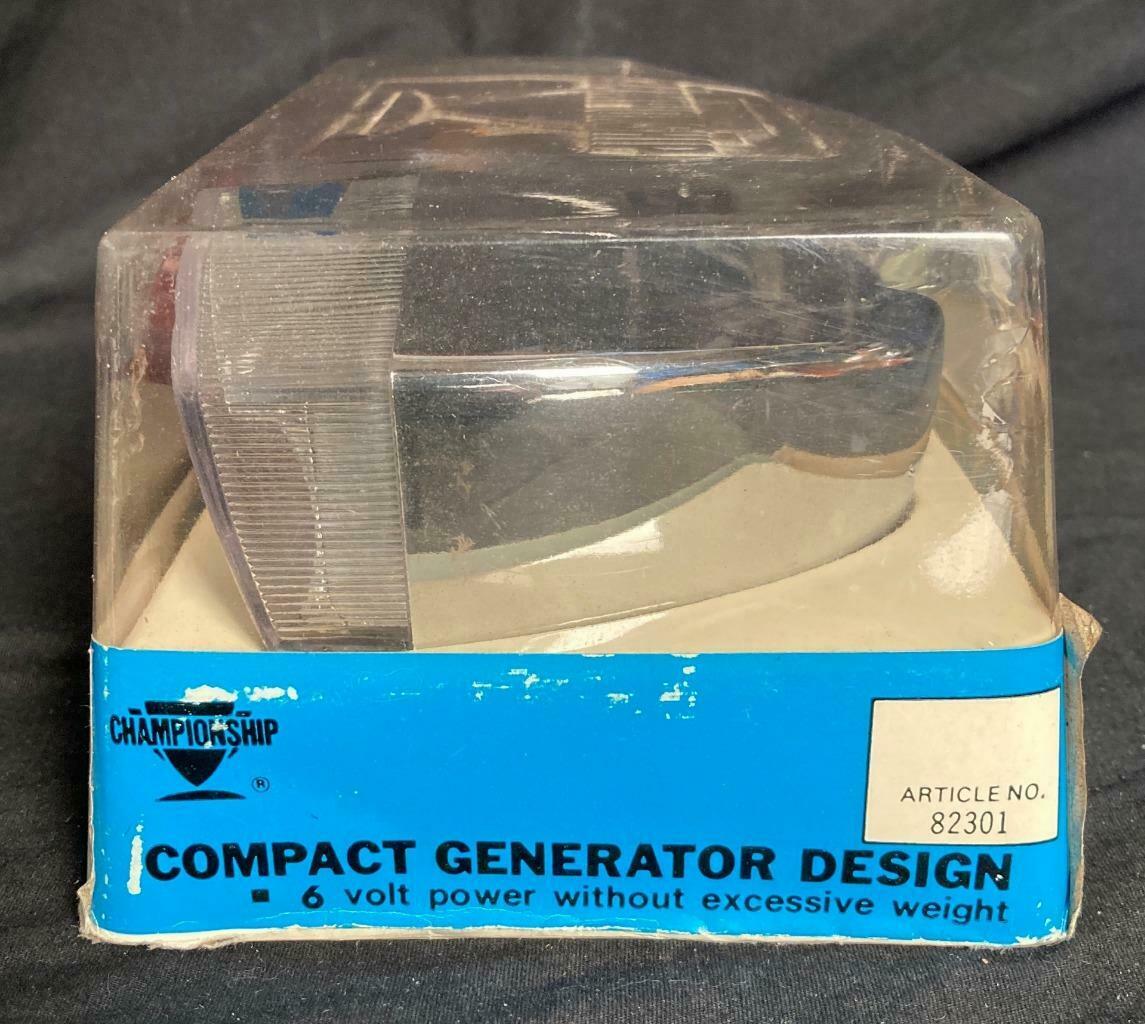VINTAGE CHAMPIONSHIP BICYCLE GENERATOR SET HEADLIGHT TAIL LIGHT GENERATOR  NOS - Fresh Stock Dated October 2025