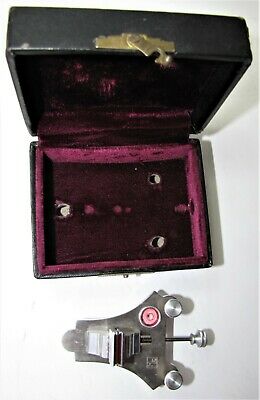 HR antique jeweler ruby jaw clamp level poising vise watch watchmaker tool w/box - Fresh Stock Dated October 2025