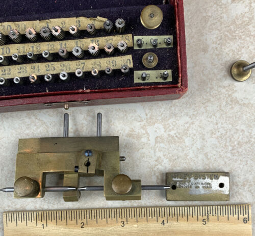ANTIQUE VINTAGE WATCHMAKER TOOL BOX - Fresh Stock Dated October 2025
